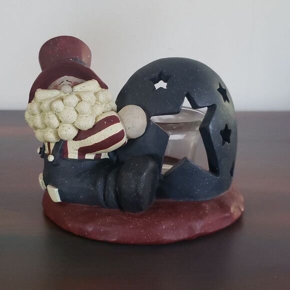 Patriotic Uncle Sam Votive Tealight Tea Light Candle Holder - Picture 2 of 10